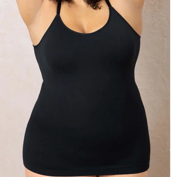Shapermint Intimates Sleepwear Empetua Nwt Black Scoop Neck